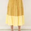 MUSTARD TIERED MIDI SKIRT 2 MUSTARD TIERED MIDI SKIRT -Layer Outfit 30115253092461 1