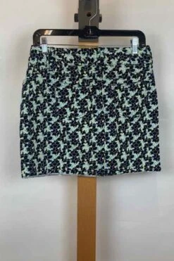 Loft Women's Size 4 Black Floral Skirt -Layer Outfit 30118644121682 2