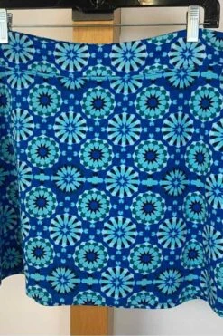 Tranquility Women's Size L Blue Tapestry Skirt