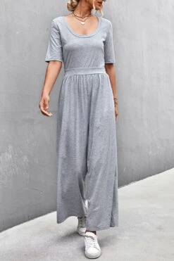 'Jamila' Wide Leg Jumpsuit ( 4 COLORS )