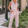 In Full Bloom Denim Jumpsuit -Layer Outfit 30157676642378 1