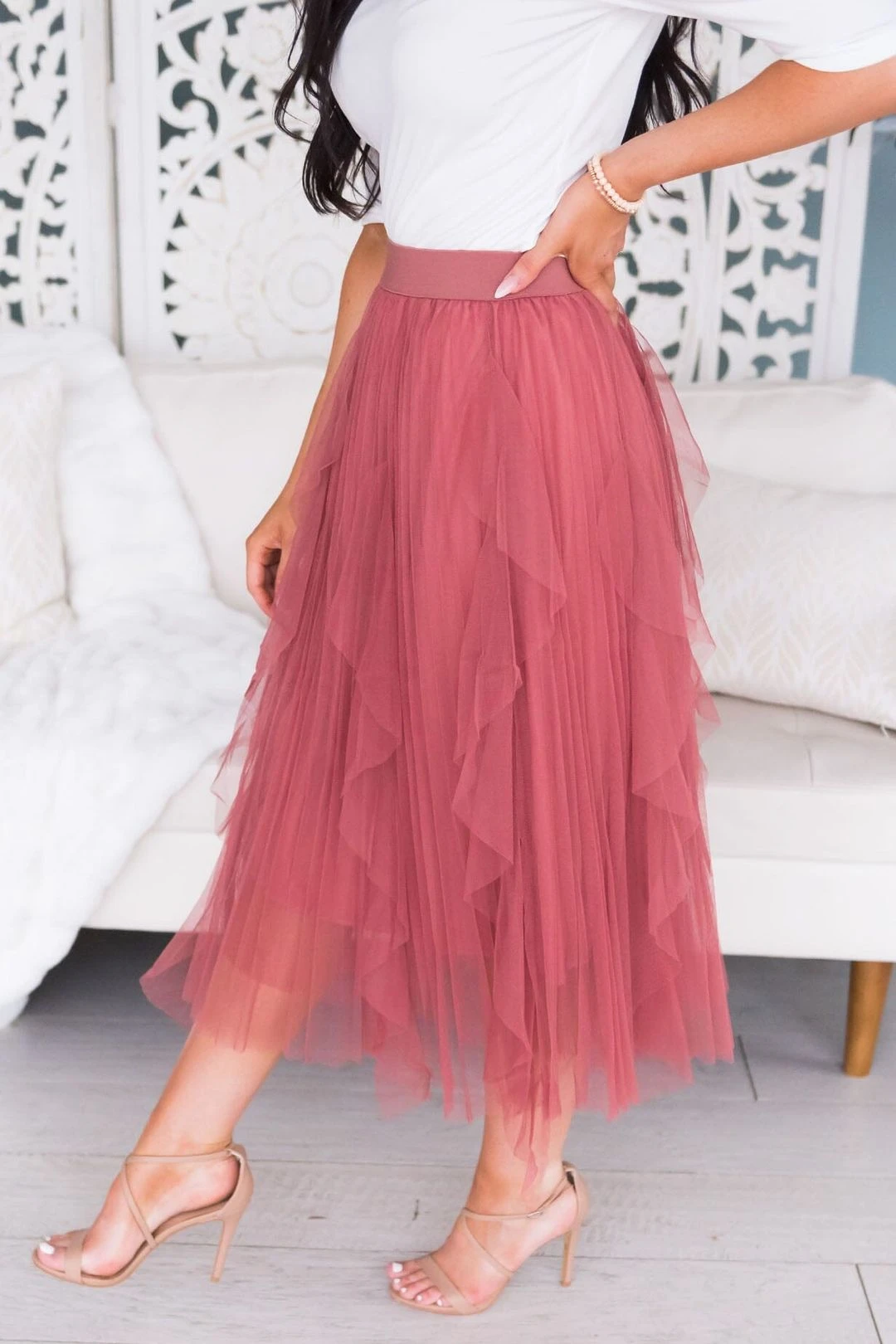 Far & Away Modest Tulle Skirt 6 Far & Away Modest Tulle Skirt - Image 4