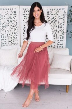 Far & Away Modest Tulle Skirt 9 Far & Away Modest Tulle Skirt -Layer Outfit 30177068843060 4