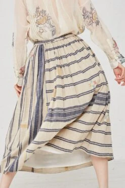 Skirt In Blue Stripe 13 Skirt In Blue Stripe -Layer Outfit 30177938604117 6
