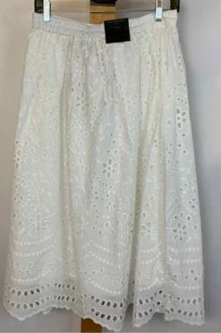 Banana Republic Women's Size S White Skirt -Layer Outfit 30178174107730 3