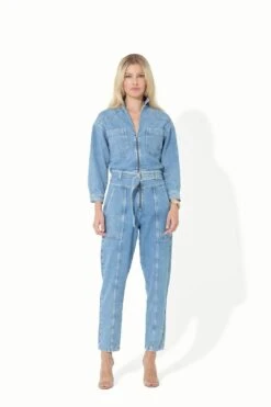 Angie The Relaxed Military Jumpsuit | The Sky's The Limit [Light Blue] -Layer Outfit 30180208771263 10