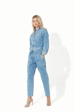 Angie The Relaxed Military Jumpsuit | The Sky's The Limit [Light Blue] -Layer Outfit 30180208804031 9