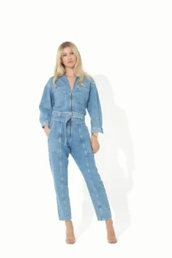 Angie The Relaxed Military Jumpsuit | The Sky's The Limit [Light Blue] -Layer Outfit 30180208836799 5