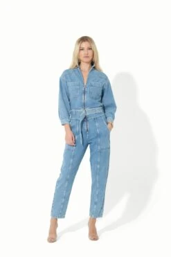 Angie The Relaxed Military Jumpsuit | The Sky's The Limit [Light Blue] -Layer Outfit 30180208902335 8