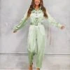 Downtown Beauty Jumpsuit - Olive
