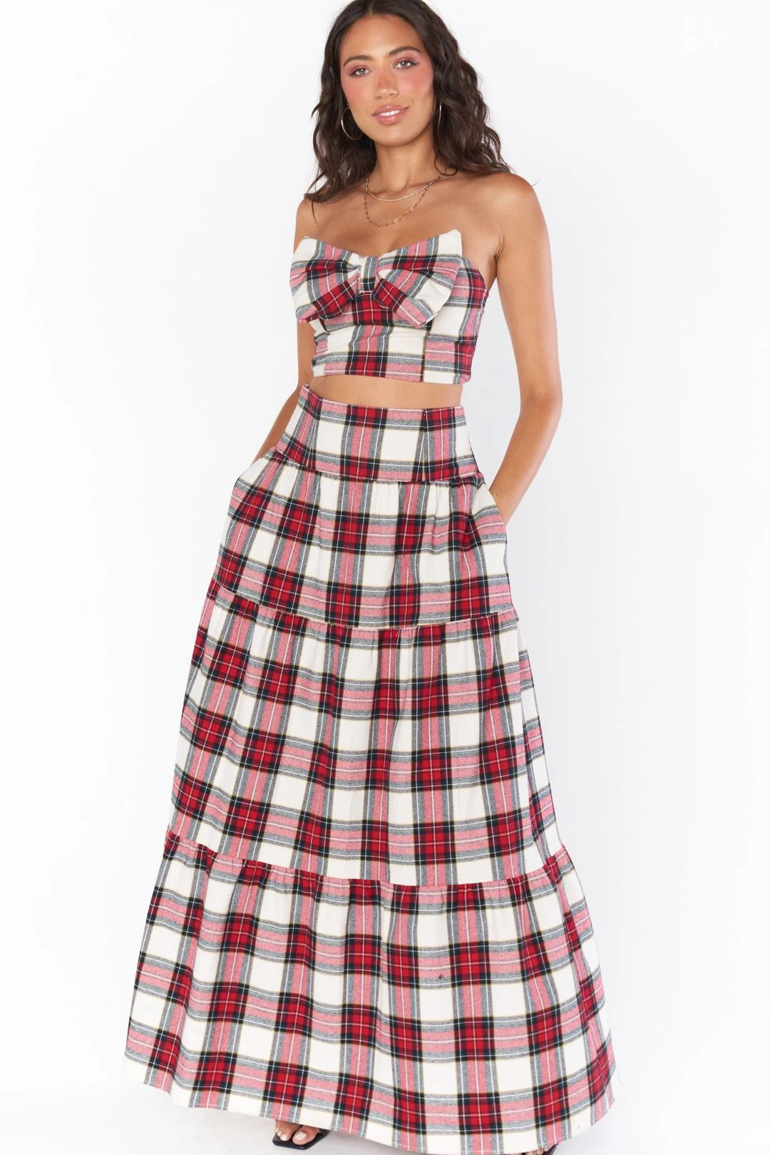 Show Me Your Mumu Melody Maxi Skirt ~ Winter Plaid 10 Show Me Your Mumu Melody Maxi Skirt ~ Winter Plaid - Image 8
