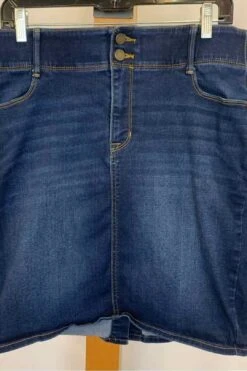 Apt 9 Women's Size 16 Blue Solid Skirt