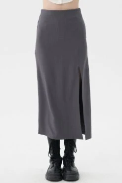 Jaime Front Slit Midi Skirt 11 Jaime Front Slit Midi Skirt -Layer Outfit 30265615745109 6