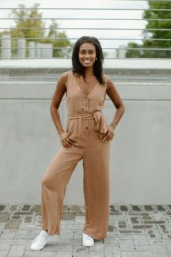 Kristoff Jumpsuit - Camel -Layer Outfit 30271775015062 5
