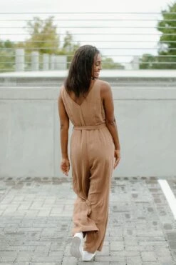 Kristoff Jumpsuit - Camel -Layer Outfit 30271775047830 3