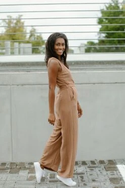 Kristoff Jumpsuit - Camel -Layer Outfit 30271775473814 2