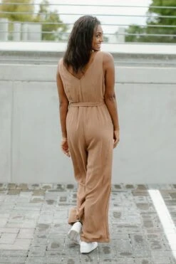 Kristoff Jumpsuit - Camel -Layer Outfit 30271775506582 6