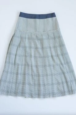 Woolen Pleated Skirt