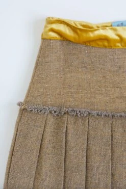 Woolen Pleated Skirt -Layer Outfit 30299360985143 6