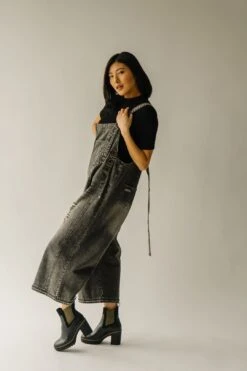 The Quentin Wide Leg Jumpsuit In Black -Layer Outfit 30308795744359 5