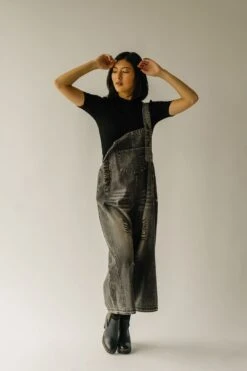 The Quentin Wide Leg Jumpsuit In Black -Layer Outfit 30308795842663 15