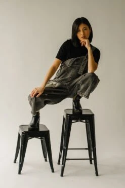 The Quentin Wide Leg Jumpsuit In Black