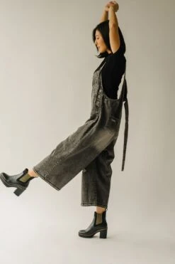 The Quentin Wide Leg Jumpsuit In Black -Layer Outfit 30308796137575 12