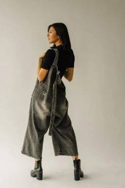 The Quentin Wide Leg Jumpsuit In Black -Layer Outfit 30308796760167 13