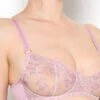 SECONDS 28FF Katherine Hamilton Abrielle Rose Gold Embroidered Bra