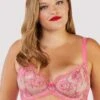 Evelina Curve Blood Orange Bra