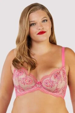 Evelina Curve Blood Orange Bra