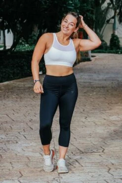 Essentials Mesh Palm Sports Bra -Layer Outfit 30386576326831 4