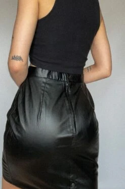 Lightweight Leatherlike Skirt -Layer Outfit 30394748469335 2