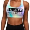 1% Luck 99% Hustle Stella Colorful Seamless Sport Yoga Bra - Women 2 1% Luck 99% Hustle Stella Colorful Seamless Sport Yoga Bra - Women -Layer Outfit 30408804761754 1