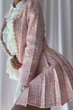 FULTON Jacket & Skirt Set In Pink 10 FULTON Jacket & Skirt Set In Pink -Layer Outfit 30431655657535 3