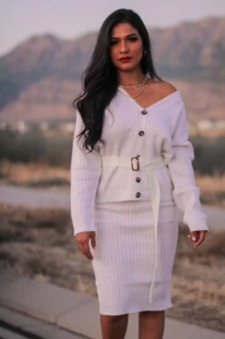 Near Paradise Knit Skirt Set -Layer Outfit 30536266547334 8