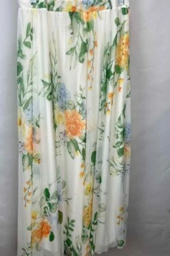 Cato Women's Size 22/24 White Floral Skirt -Layer Outfit 30541395099730 2