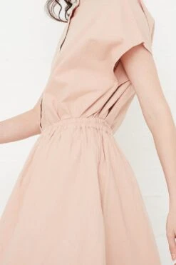 Cotton Skirt In Pale Pink 10 Cotton Skirt In Pale Pink -Layer Outfit 30611493814357 5