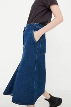 Preto Skirt In Indigo Wash -Layer Outfit 30622321770581 4