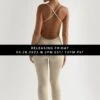 Katy Ribbed Jumpsuit - Oatmeal -Layer Outfit 30748323774527 1