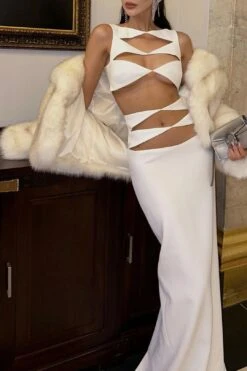 Cut Out Top And Skirt -Layer Outfit 30777838665791 19