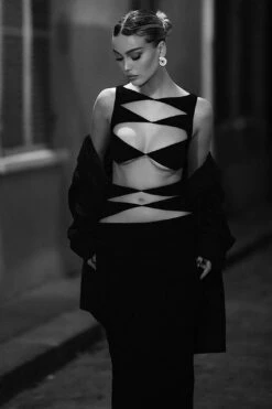 Cut Out Top And Skirt -Layer Outfit 30777839091775 3