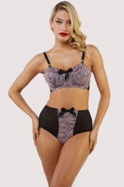 Elsie Pink Spiral Stitch Bullet Bra -Layer Outfit 30788320428080 4