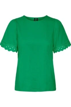 Vero Moda Panna 100% Cotton Lace Detail Top 10279000