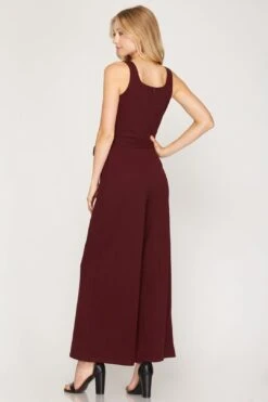 Square Neck Tie Jumpsuit -Layer Outfit 31034746306717 2