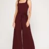 Square Neck Tie Jumpsuit -Layer Outfit 31034746339485 1