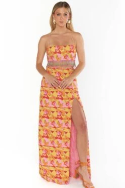 Show Me Your Mumu Rumba Maxi Skirt ~ Havana Beaded Sequins -Layer Outfit 31099485126699 4