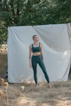 Girlfriend Collective Tommy Bra Moss