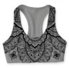 Nightfall Nirvana Stella Grey Boho Seamless Sport Yoga Bra - Women -Layer Outfit 31124796342426 1