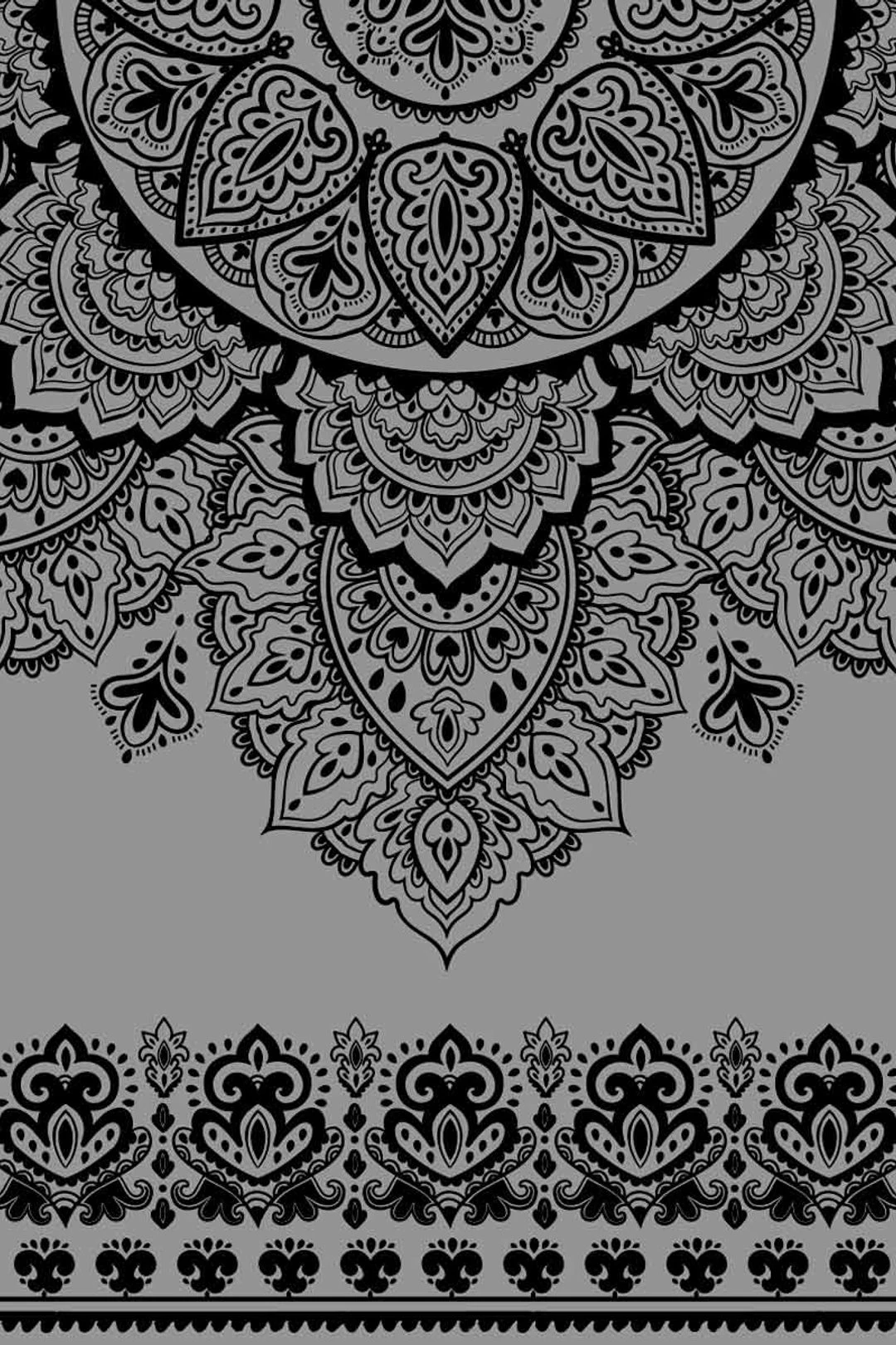 Nightfall Nirvana Stella Grey Boho Seamless Sport Yoga Bra - Women 4 Nightfall Nirvana Stella Grey Boho Seamless Sport Yoga Bra - Women - Image 2